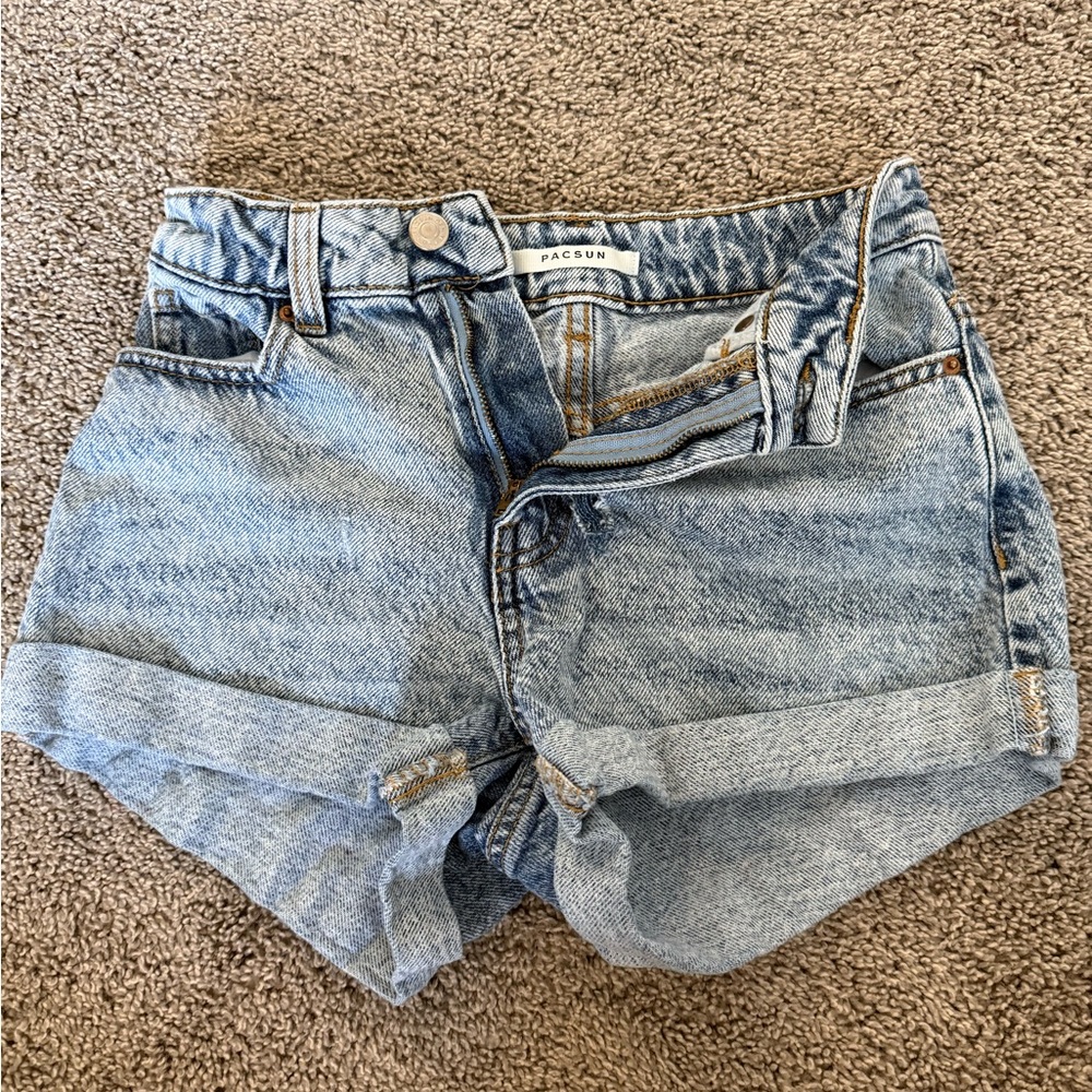 PacSun Classic Blue Denim Shorts